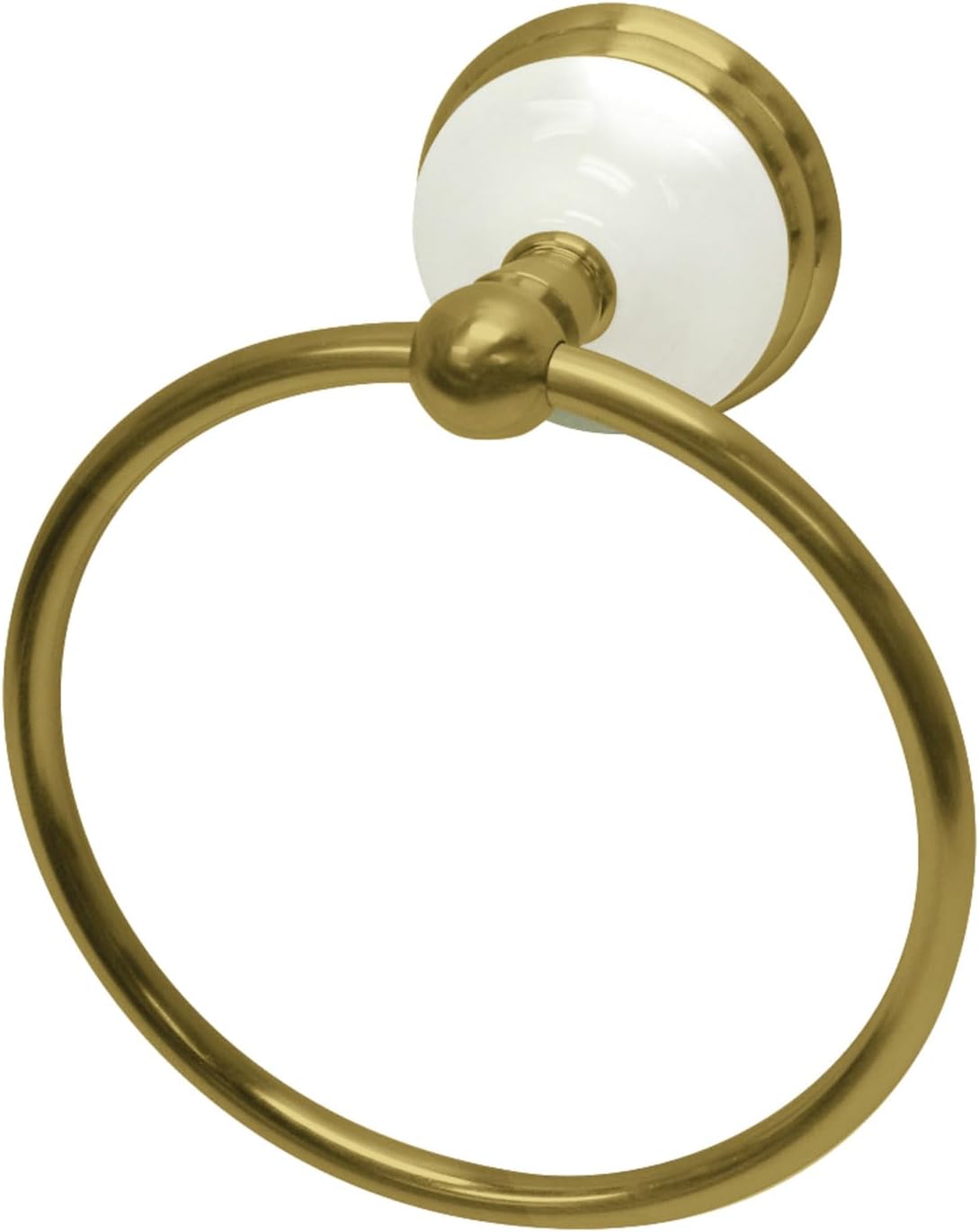 Kingston Brass BA1114C Victorian 6-Inch Towel-Ring, Polished Chrome