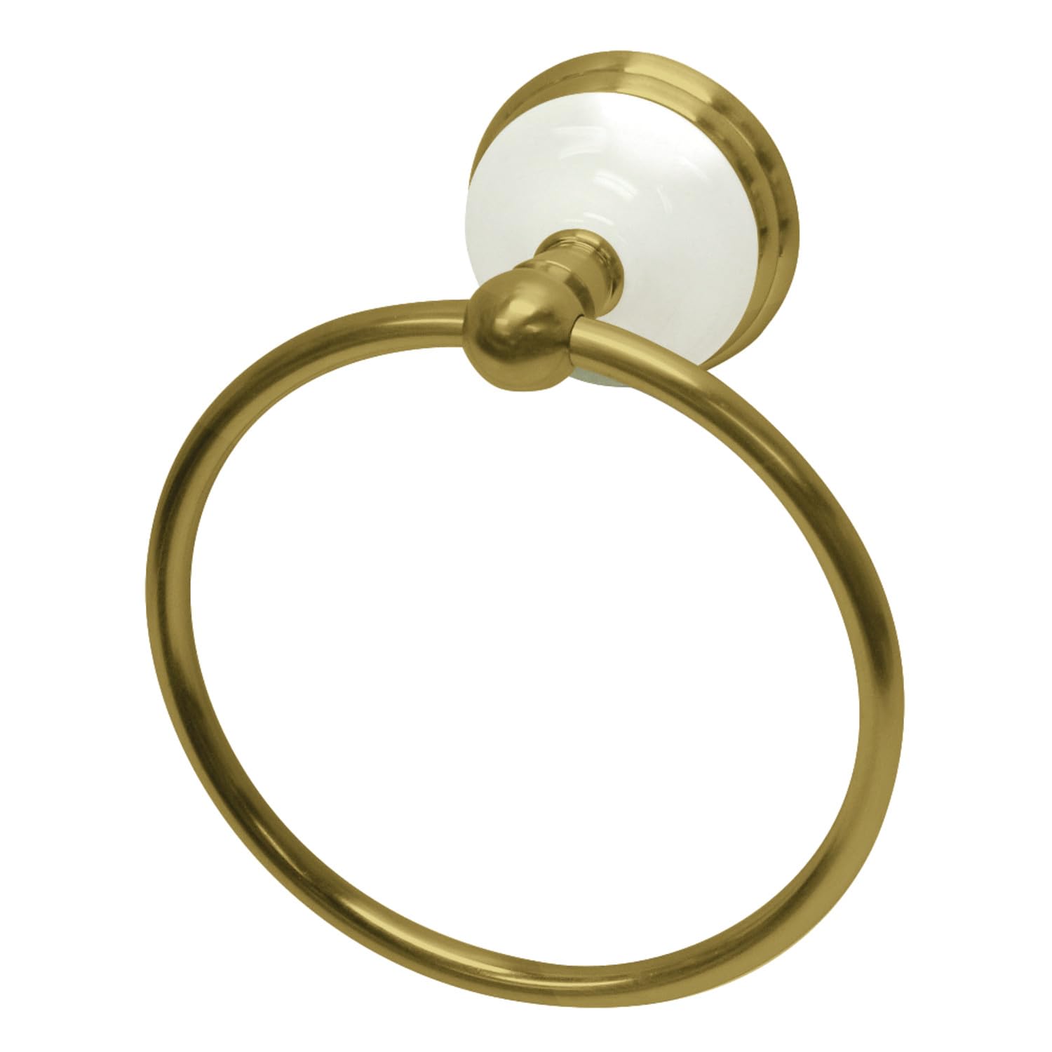 Kingston Brass BA1114C Victorian 6-Inch Towel-Ring, Polished Chrome