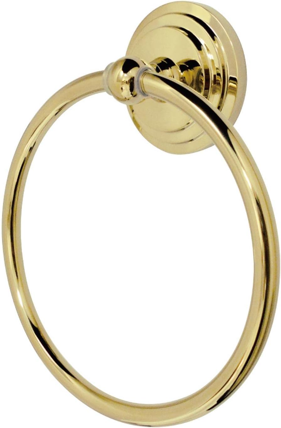 Kingston Brass BA2714AB Milano Towel-Ring, Antique Brass