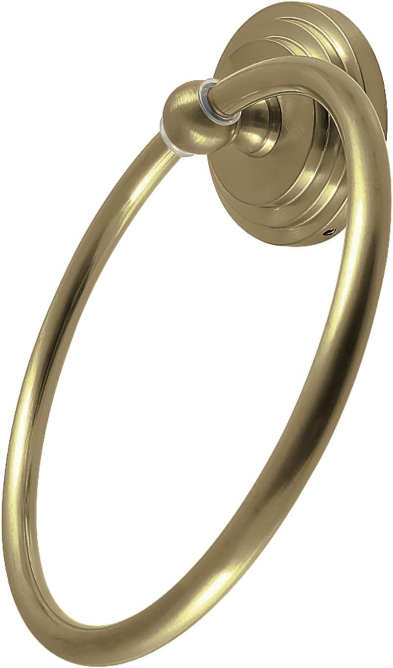 Kingston Brass BA2714AB Milano Towel-Ring, Antique Brass