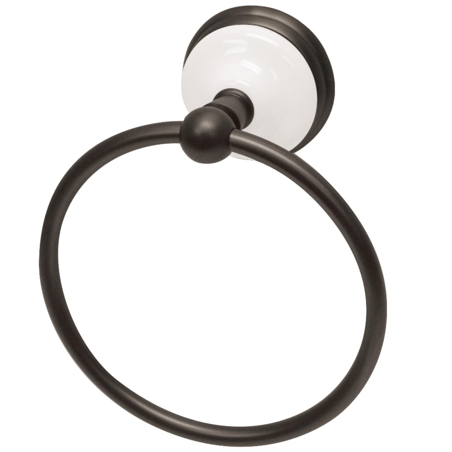 Kingston Brass BA1114C Victorian 6-Inch Towel-Ring, Polished Chrome