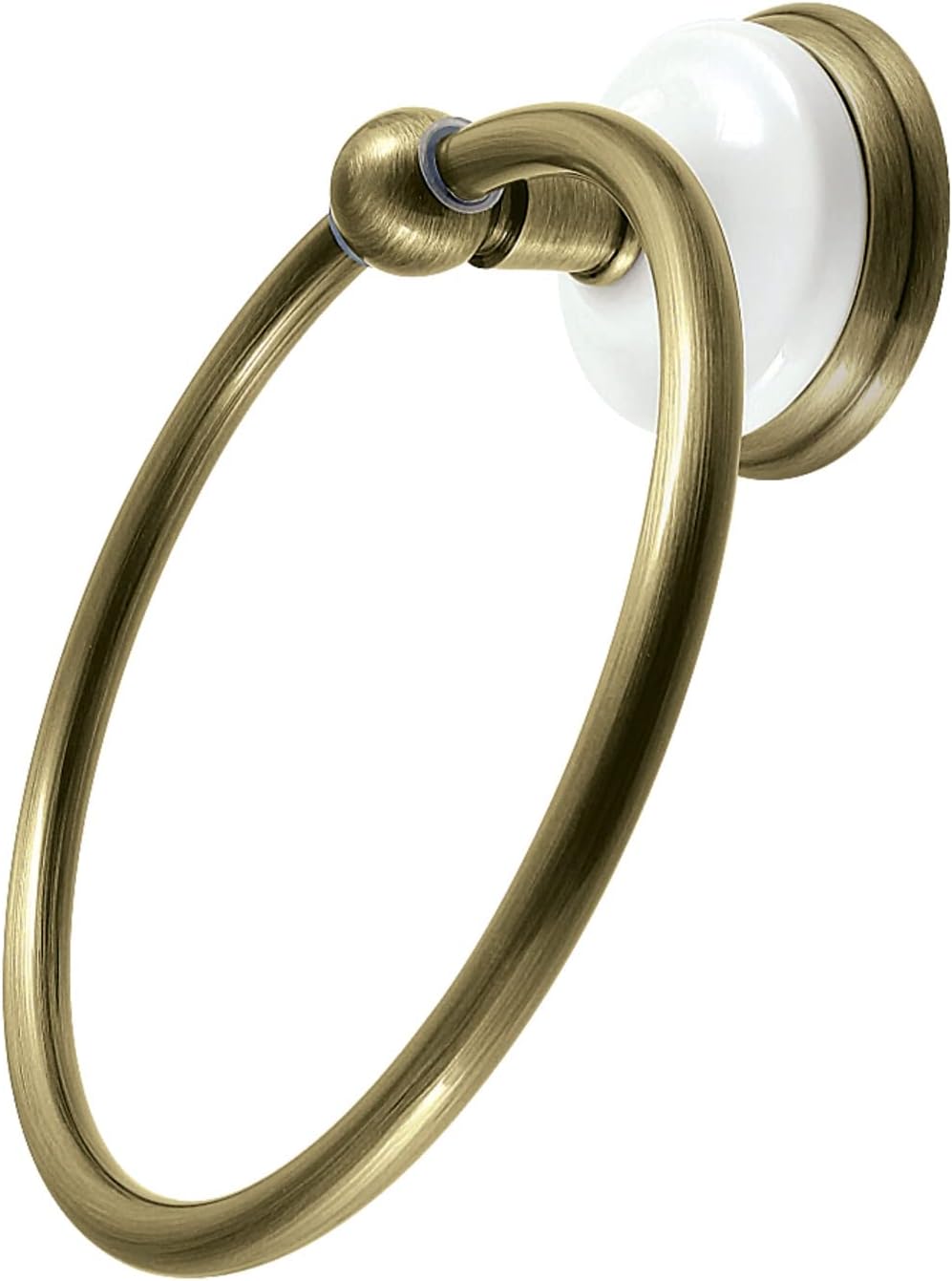 Kingston Brass BA1114C Victorian 6-Inch Towel-Ring, Polished Chrome