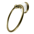 Kingston Brass BA1114C Victorian 6-Inch Towel-Ring, Polished Chrome