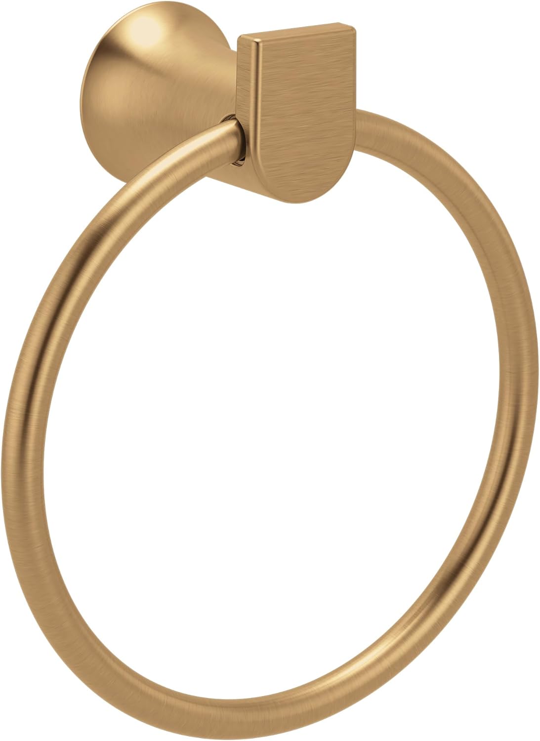 Moen Genta LX Modern Wall Mount Bathroom Hand Towel Ring, Chrome, BH3885CH