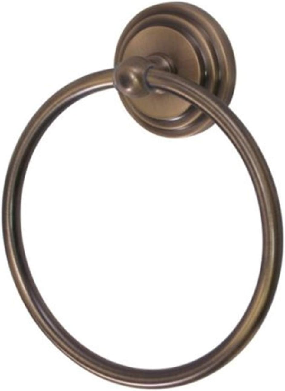Kingston Brass BA2714AB Milano Towel-Ring, Antique Brass