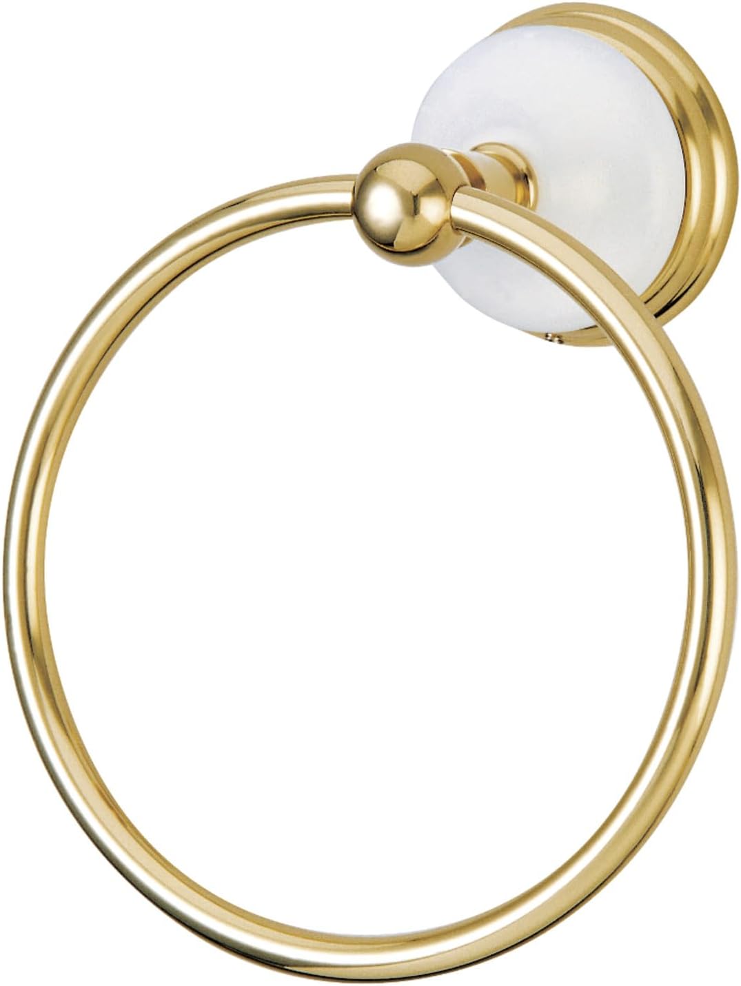 Kingston Brass BA1114C Victorian 6-Inch Towel-Ring, Polished Chrome