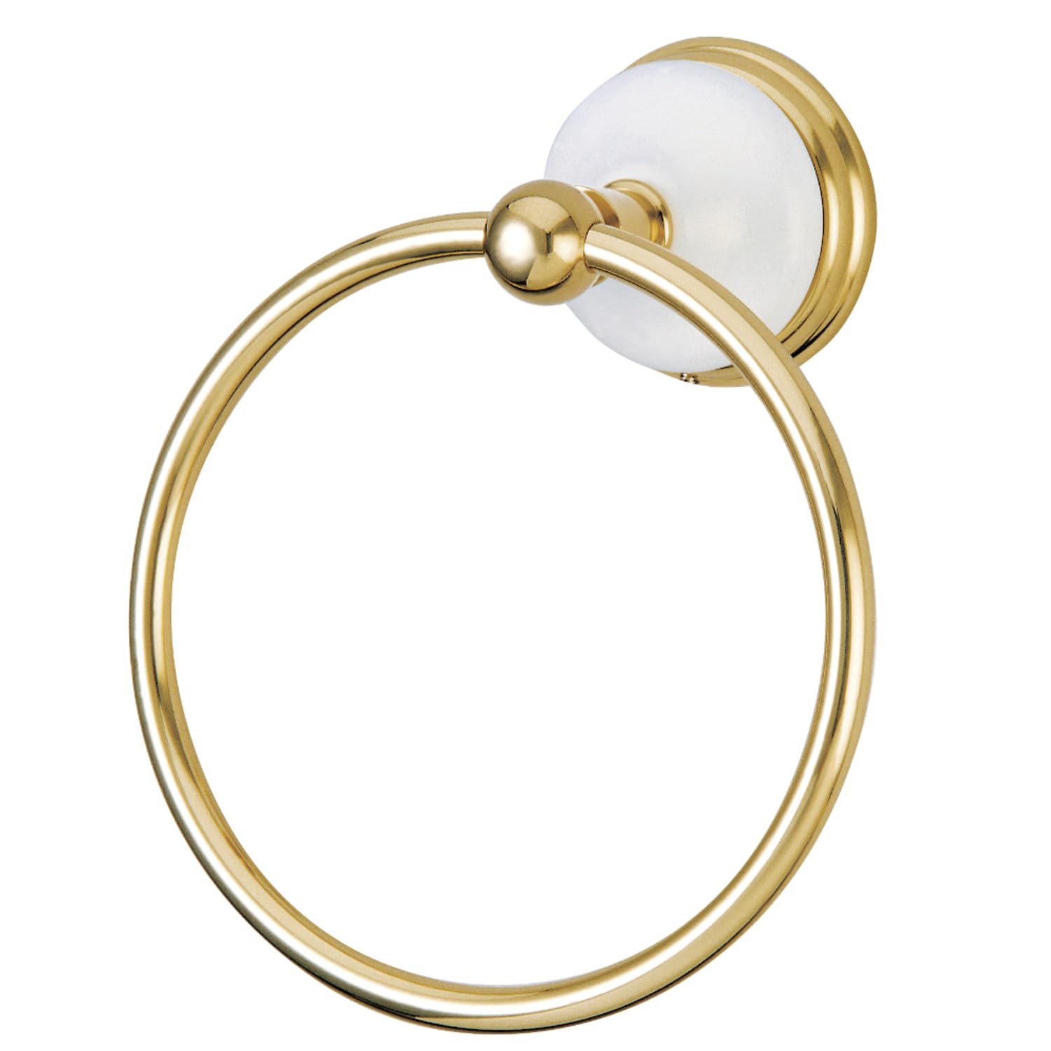 Kingston Brass BA1114C Victorian 6-Inch Towel-Ring, Polished Chrome