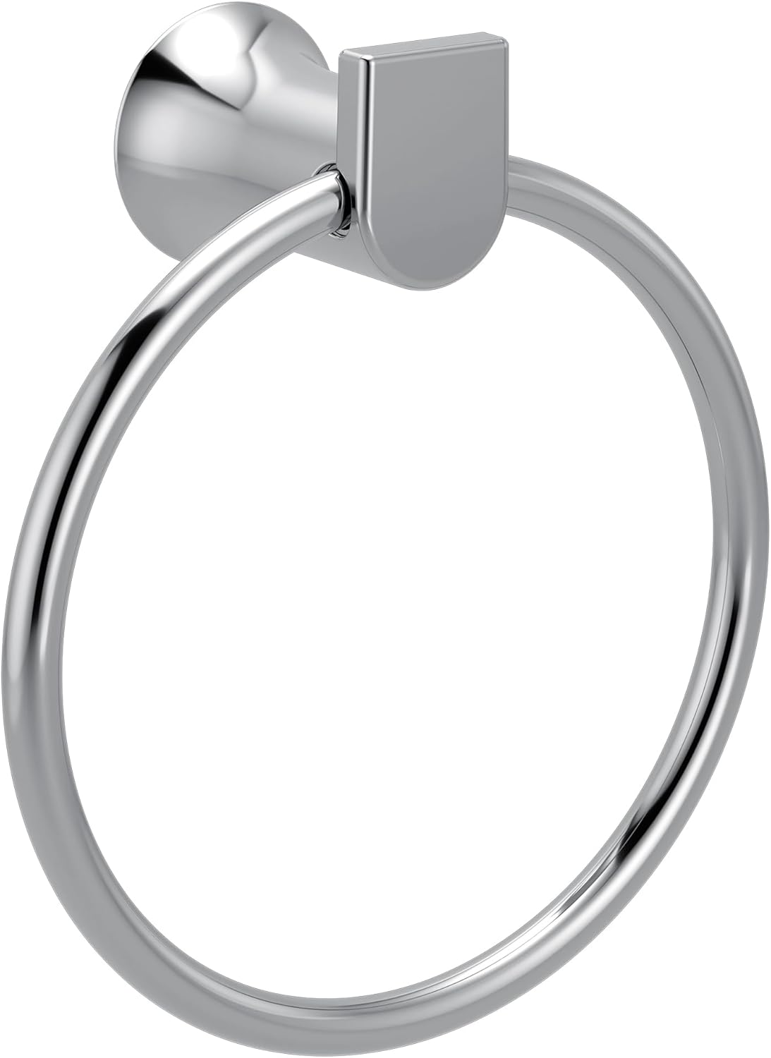 Moen Genta LX Modern Wall Mount Bathroom Hand Towel Ring, Chrome, BH3885CH