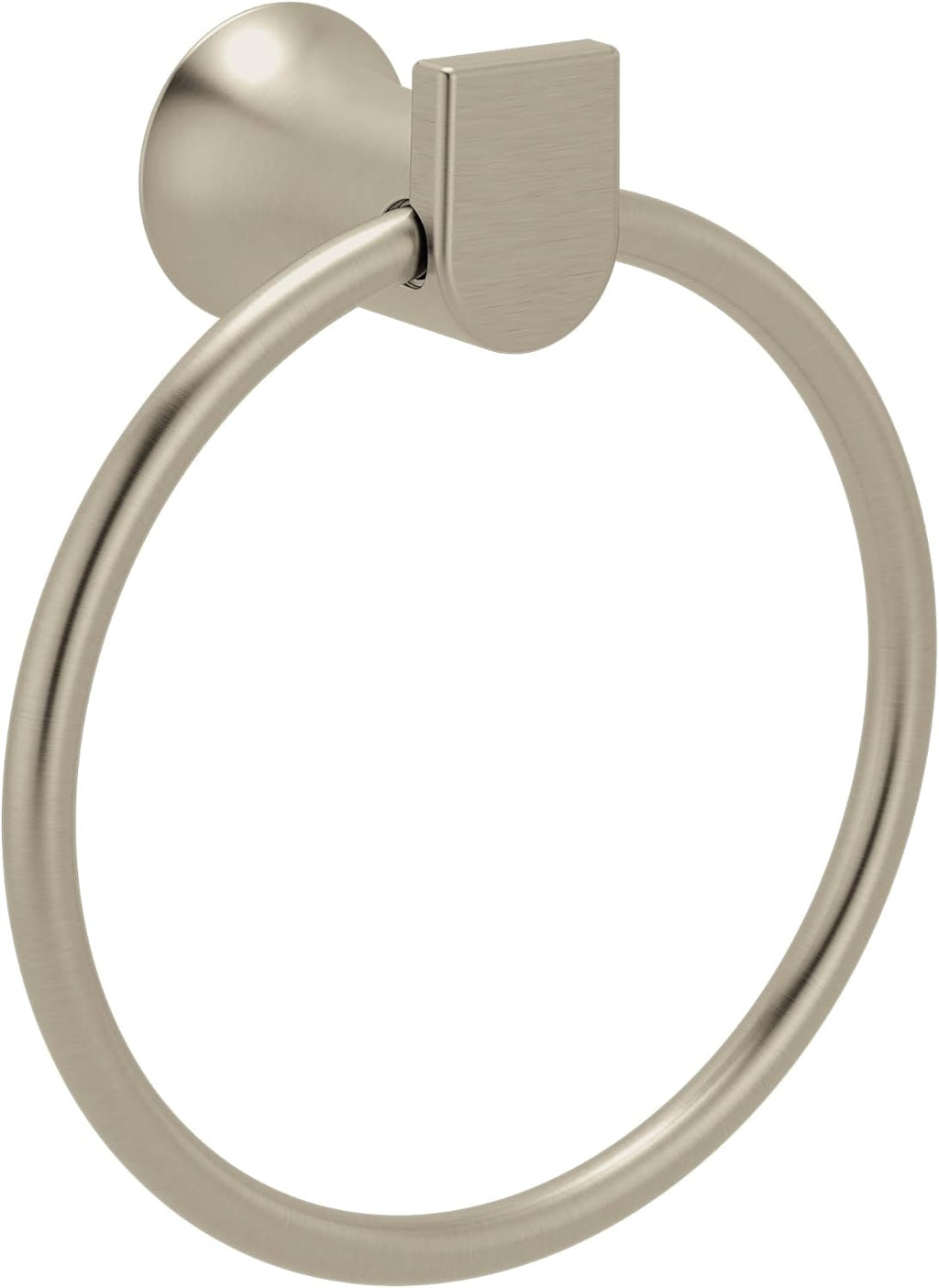 Moen Genta LX Modern Wall Mount Bathroom Hand Towel Ring, Chrome, BH3885CH